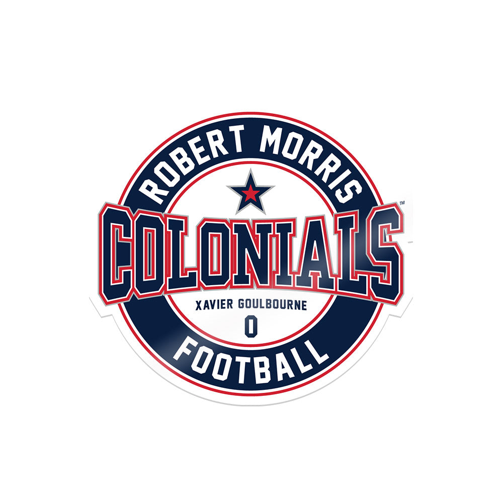 Robert Morris - NCAA Football : Xavier Goulbourne - Sticker-0