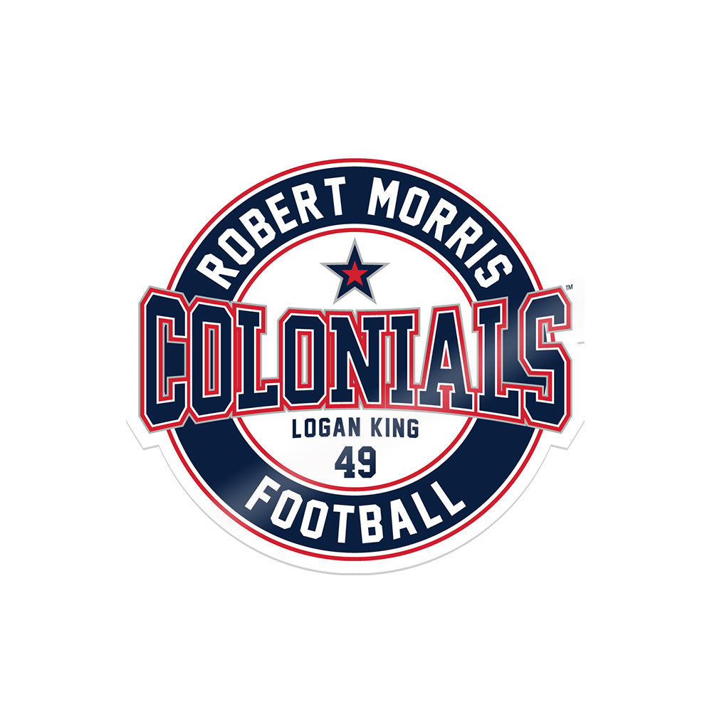 Robert Morris - NCAA Football : Logan King - Sticker-0