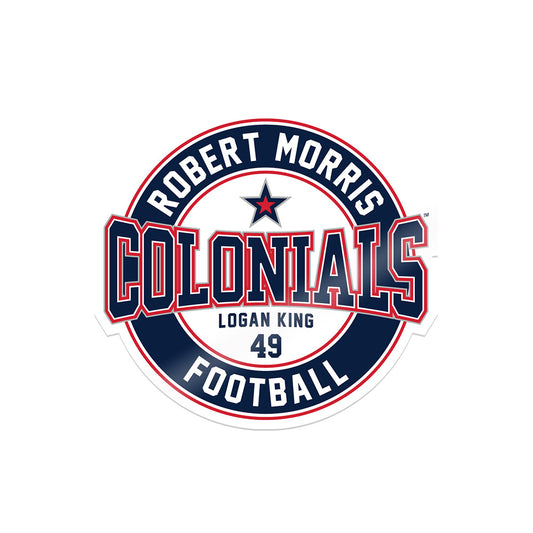 Robert Morris - NCAA Football : Logan King - Sticker-0