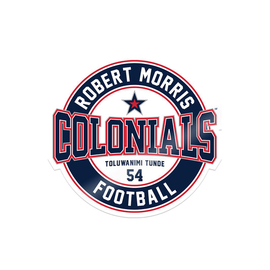 Robert Morris - NCAA Football : Toluwanimi Tunde - Sticker-0