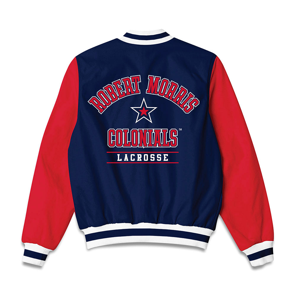 Robert Morris - NCAA Men's Lacrosse : Luke Prezioso - Bomber Jacket-1
