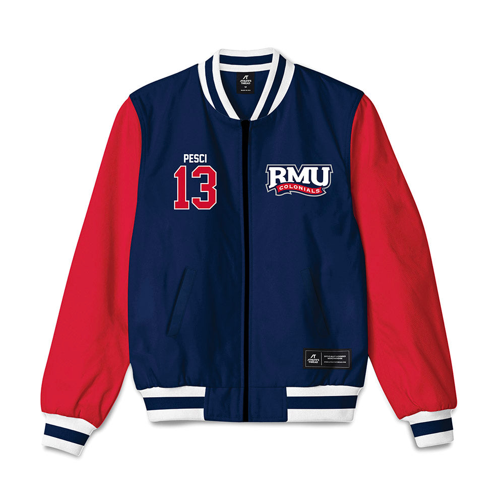 Robert Morris - NCAA Football : Dominic Pesci - Bomber Jacket-0