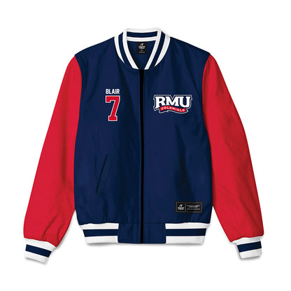 Robert Morris - NCAA Women's Volleyball : Brianna Blair - Bomber Jacket-0
