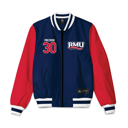 Robert Morris - NCAA Men's Lacrosse : Luke Prezioso - Bomber Jacket-0