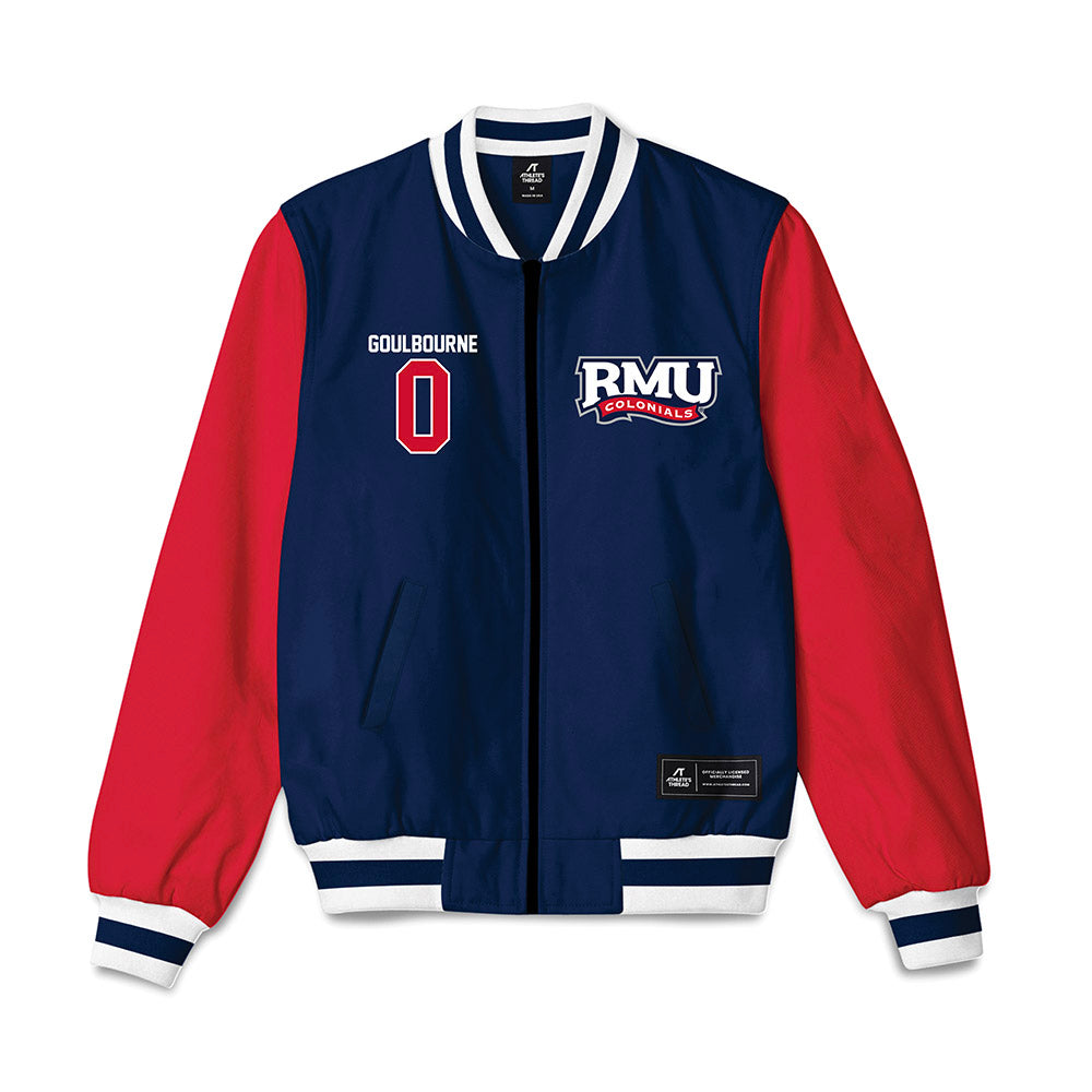 Robert Morris - NCAA Football : Xavier Goulbourne - Bomber Jacket-0