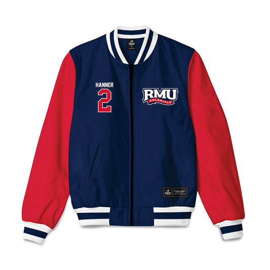Robert Morris - NCAA Women's Volleyball : Caroline Hanner - Bomber Jacket-0