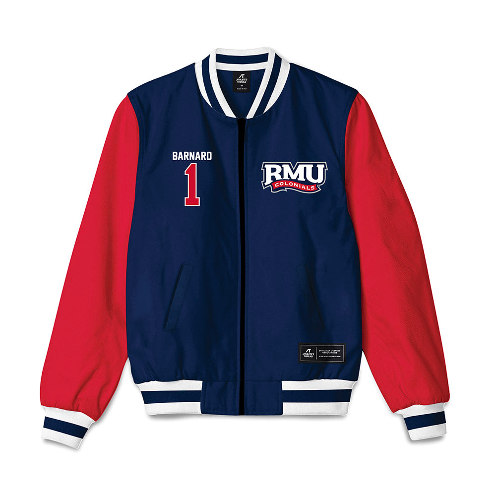 Robert Morris - NCAA Women's Volleyball : Kenlee Barnard - Bomber Jacket-0