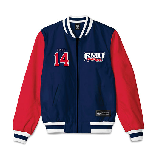 Robert Morris - NCAA Women's Volleyball : Natalie Frost - Bomber Jacket-0