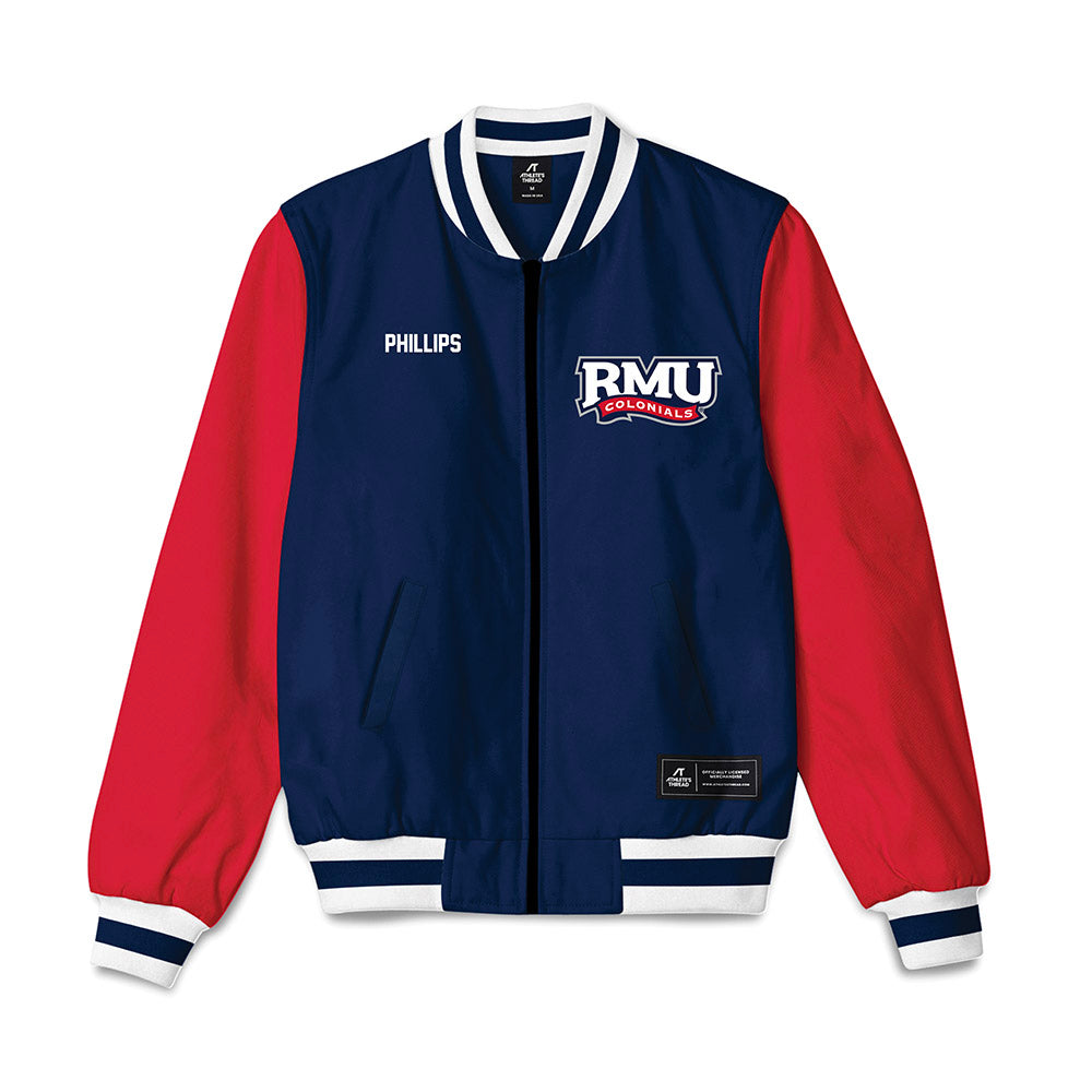 Robert Morris - NCAA Women's Track & Field : Madisyn Phillips - Bomber Jacket-0