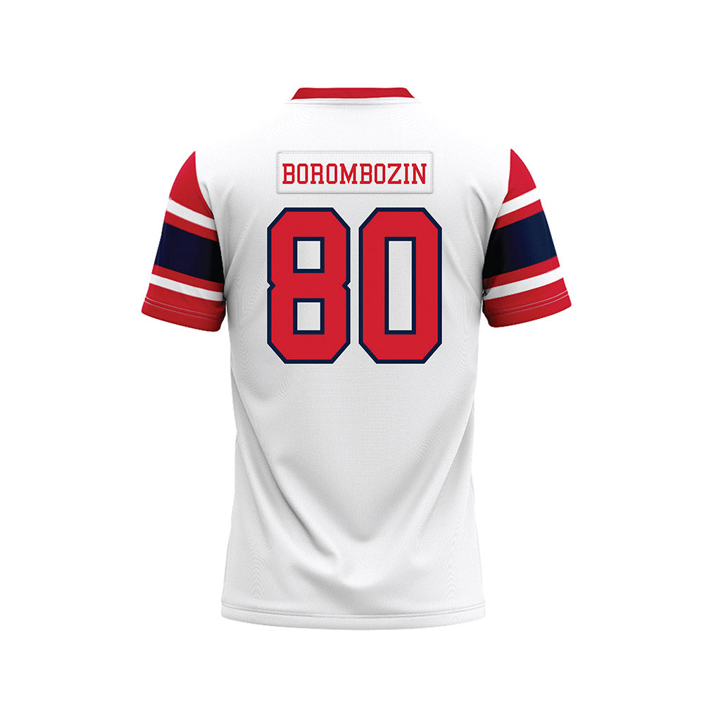 Robert Morris - NCAA Football : Tyler Borombozin - White Football Jersey-1