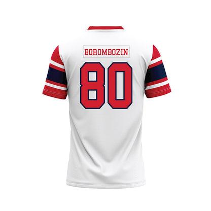 Robert Morris - NCAA Football : Tyler Borombozin - White Football Jersey-1