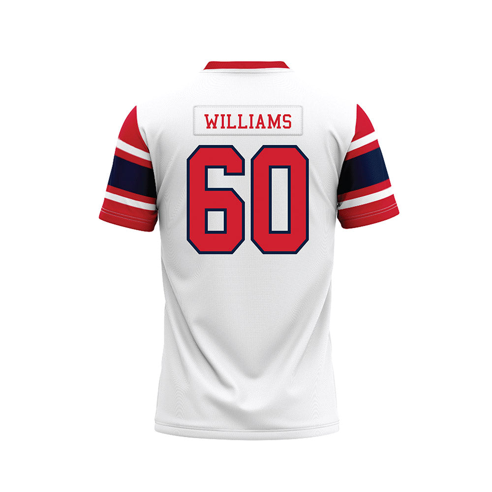 Robert Morris - NCAA Football : Jarvis Williams - White Football Jersey-1