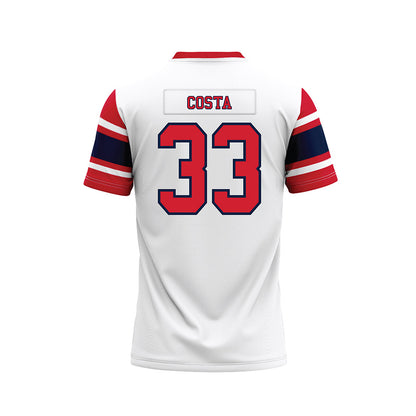 Robert Morris - NCAA Football : Bryson Costa - White Football Jersey-1
