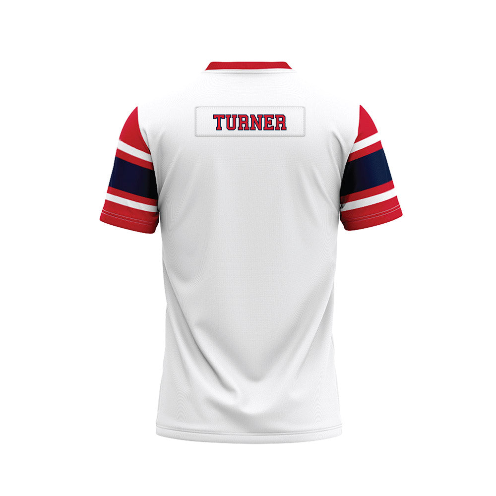 Robert Morris - NCAA Football : Myles Turner - White Football Jersey-1