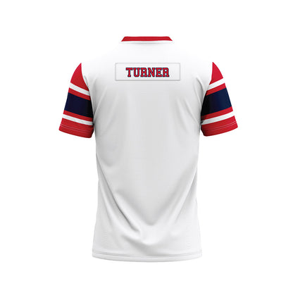 Robert Morris - NCAA Football : Myles Turner - White Football Jersey-1