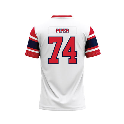 Robert Morris - NCAA Football : Riley Piper - White Football Jersey-1