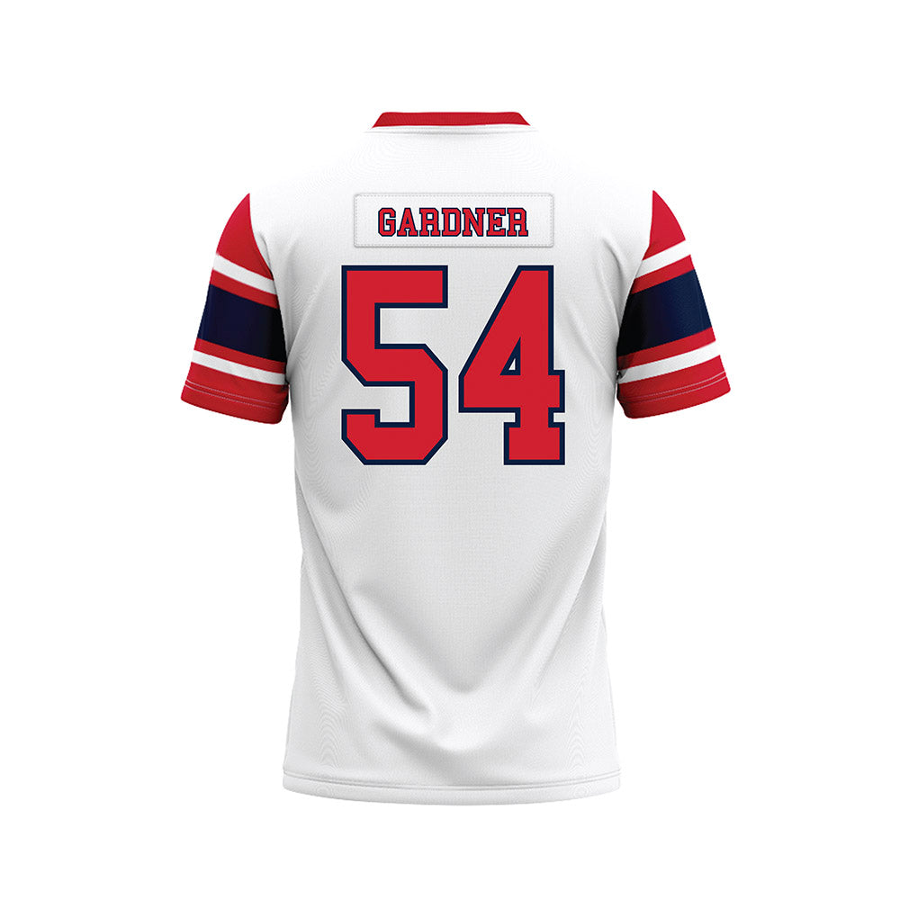 Robert Morris - NCAA Football : James Gardner - White Football Jersey-1