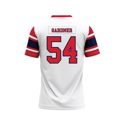 Robert Morris - NCAA Football : James Gardner - White Football Jersey-1