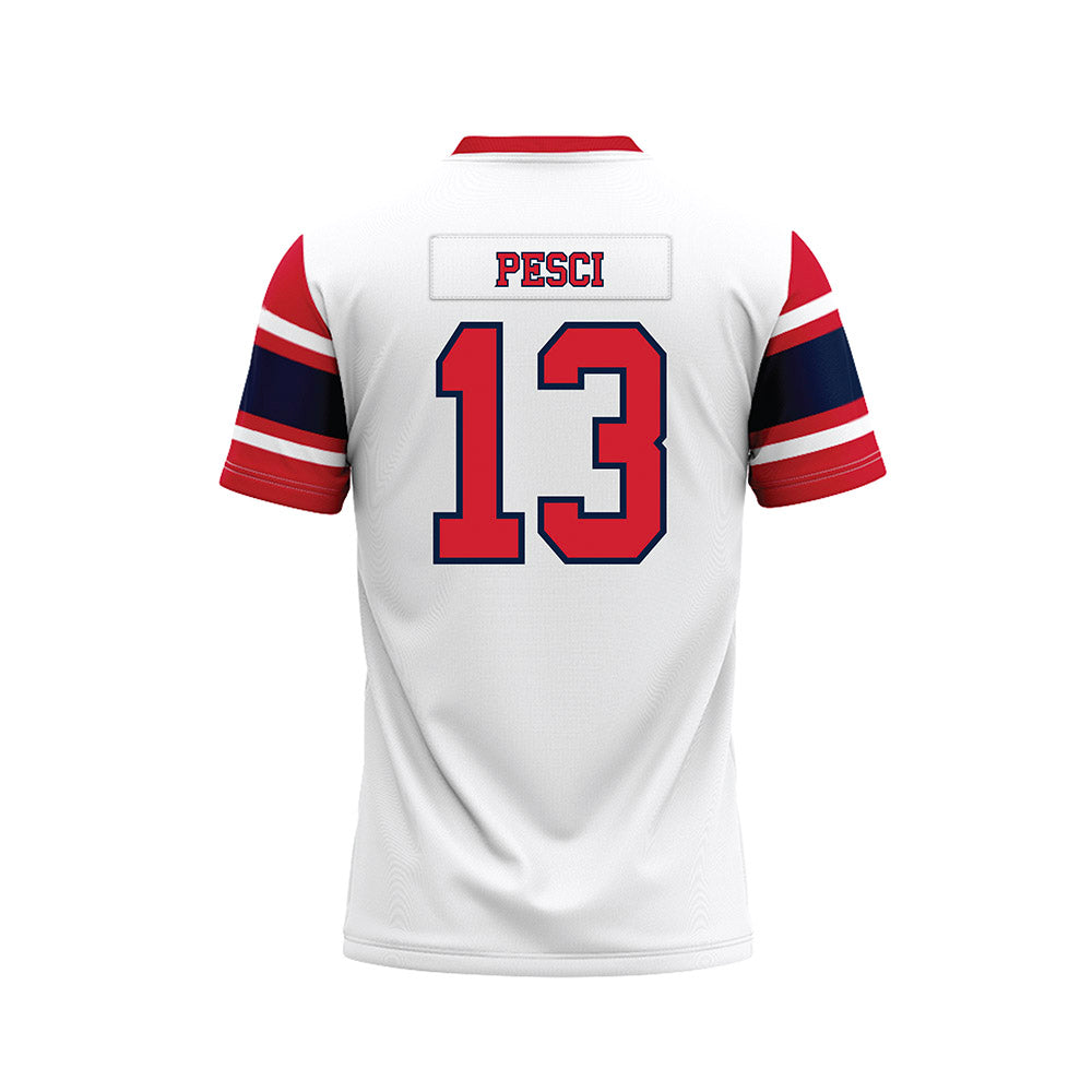 Robert Morris - NCAA Football : Dominic Pesci - White Football Jersey-1