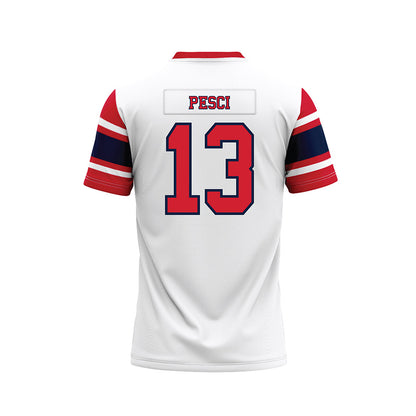 Robert Morris - NCAA Football : Dominic Pesci - White Football Jersey-1