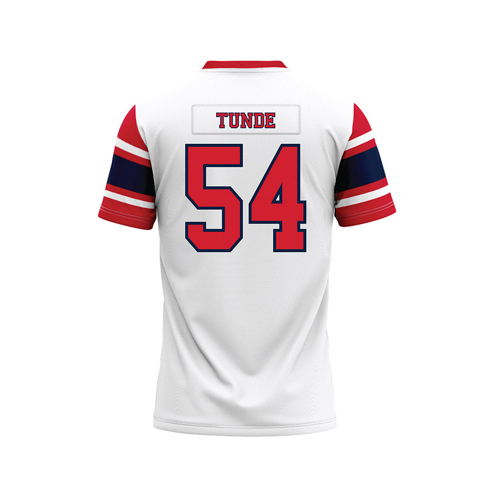 Robert Morris - NCAA Football : Toluwanimi Tunde - White Football Jersey-1