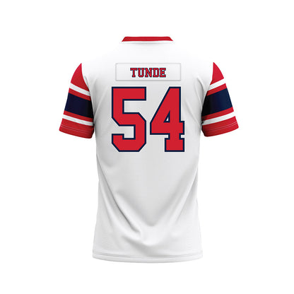 Robert Morris - NCAA Football : Toluwanimi Tunde - White Football Jersey-1