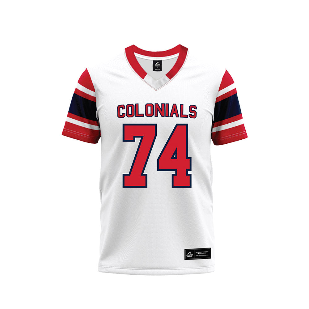 Robert Morris - NCAA Football : Riley Piper - White Football Jersey-0