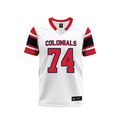 Robert Morris - NCAA Football : Riley Piper - White Football Jersey-0
