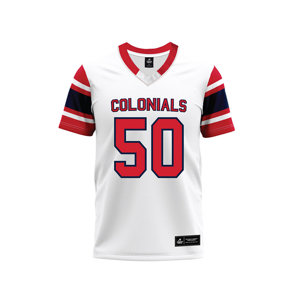 Robert Morris - NCAA Football : Josh Graeper - White Football Jersey-0