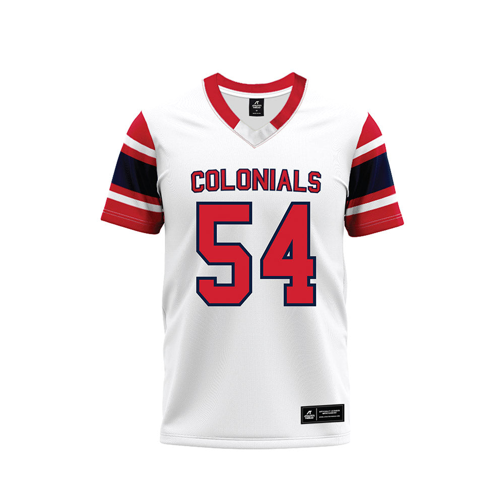 Robert Morris - NCAA Football : James Gardner - White Football Jersey-0