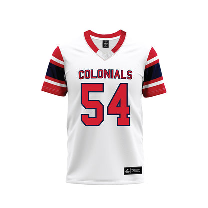 Robert Morris - NCAA Football : James Gardner - White Football Jersey-0