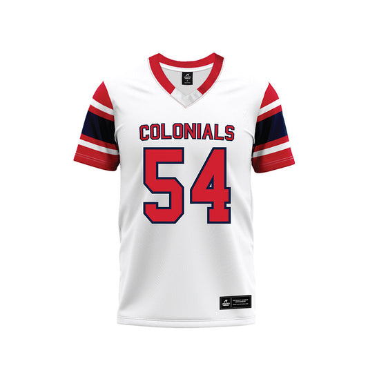 Robert Morris - NCAA Football : Toluwanimi Tunde - White Football Jersey-0