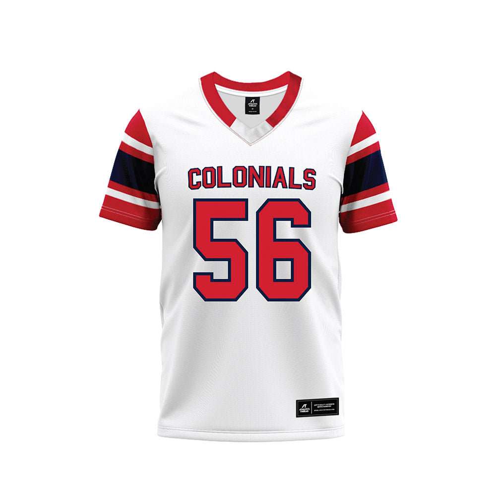 Robert Morris - NCAA Football : Patrick Saddler - White Football Jersey-0