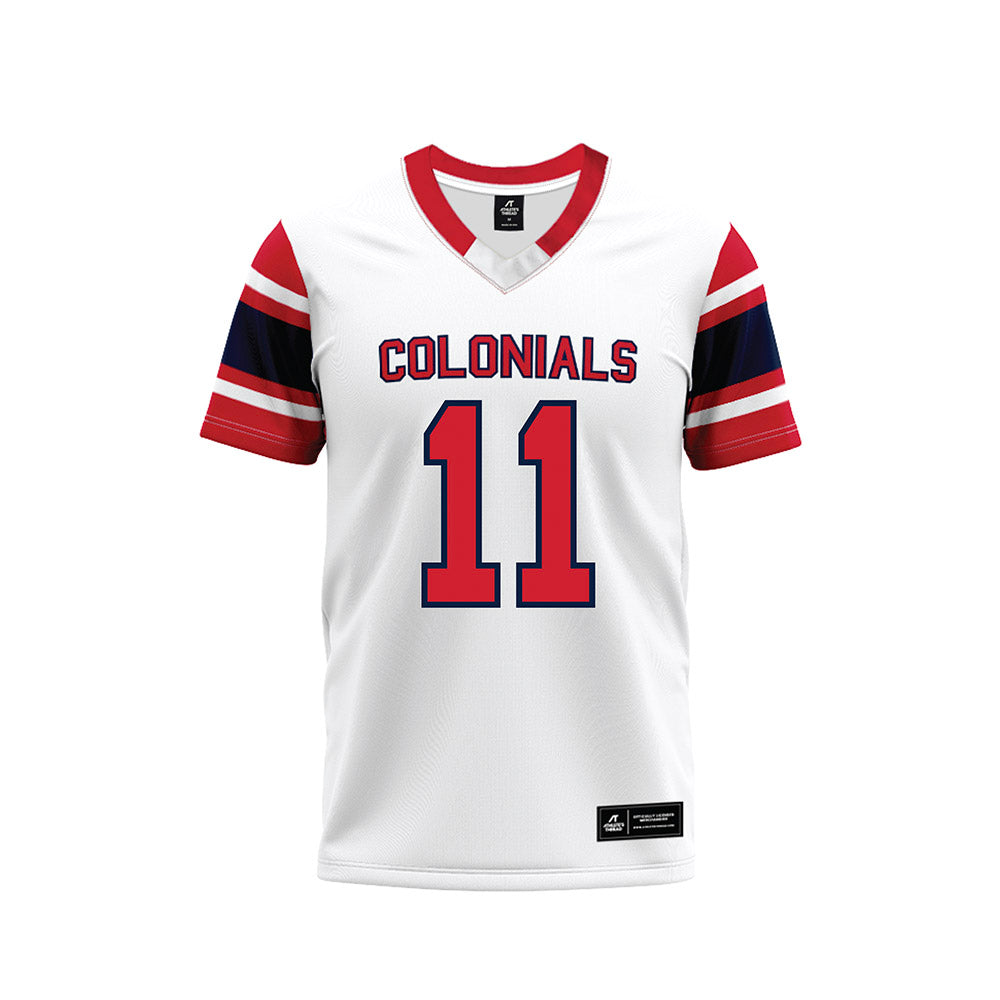 Robert Morris - NCAA Football : Blake Allen - White Football Jersey-0
