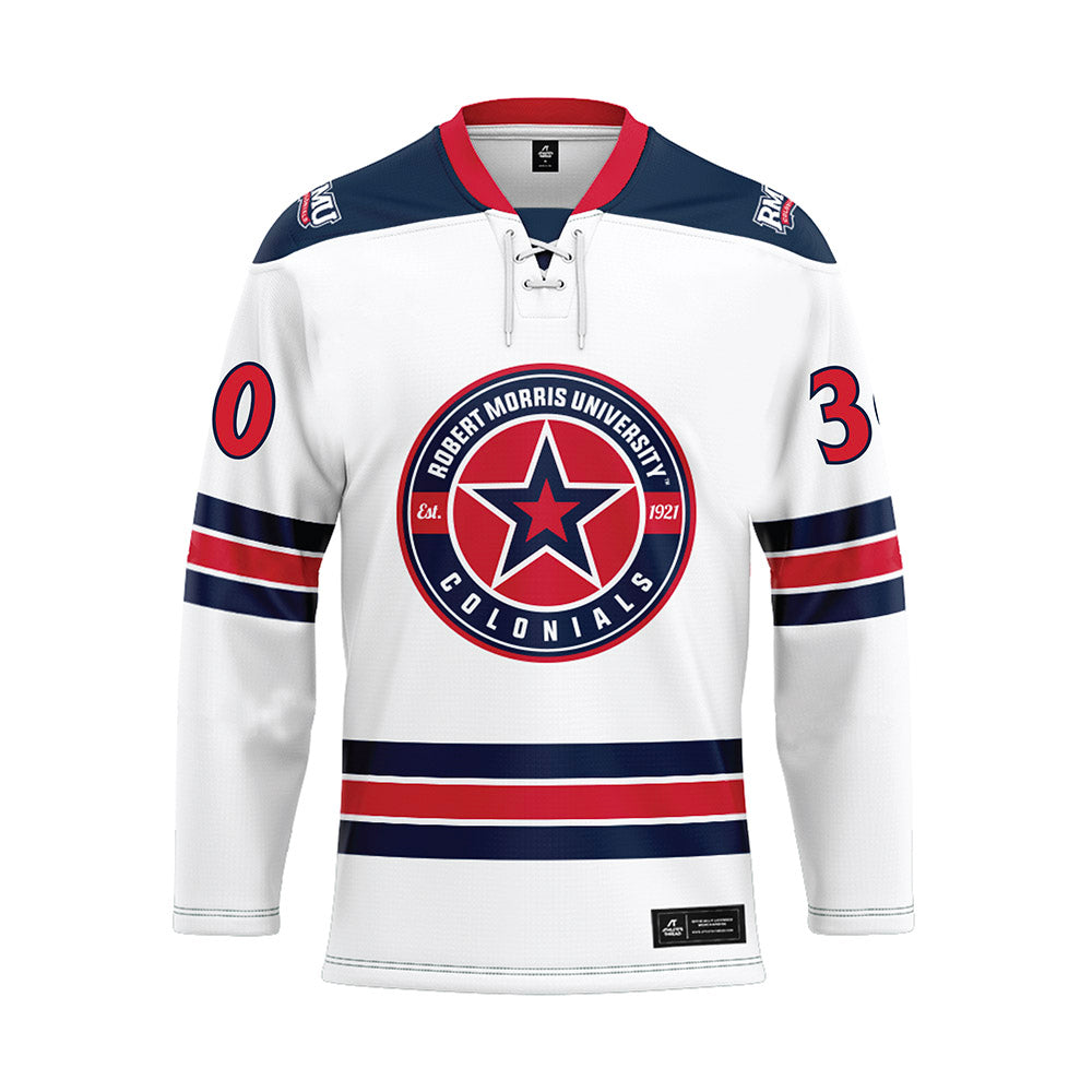 Robert Morris - NCAA Women's Ice Hockey : Yiyi Peng - White Hockey Jersey-0