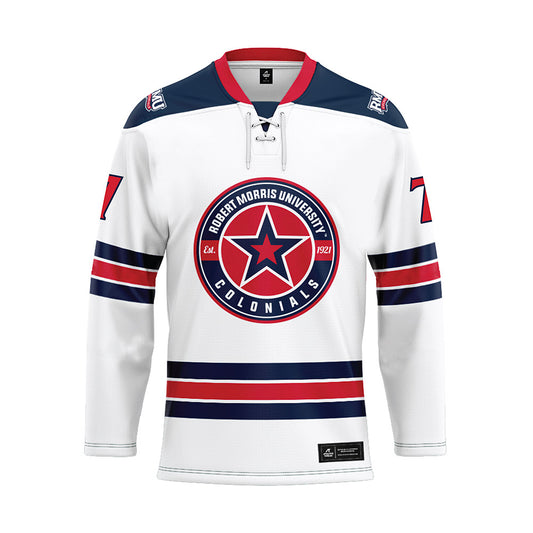 Robert Morris - NCAA Women's Ice Hockey : Rowyn Ringor - White Hockey Jersey-0