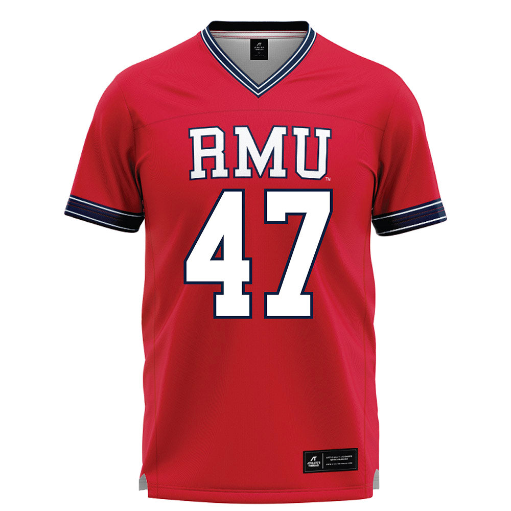 Robert Morris - NCAA Men's Lacrosse : Tommy Linehan - Red Lacrosse Jersey -0