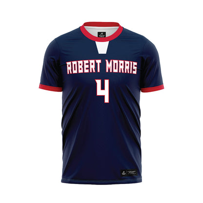 Robert Morris - NCAA Men's Soccer : Fabian Overkamp - Navy Soccer Jersey