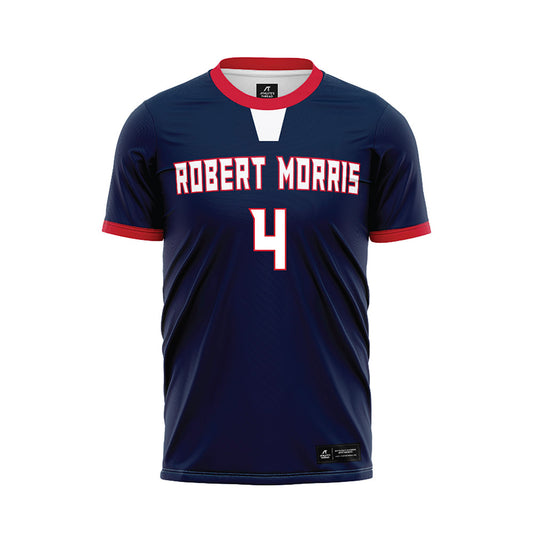Robert Morris - NCAA Men's Soccer : Fabian Overkamp - Navy Soccer Jersey
