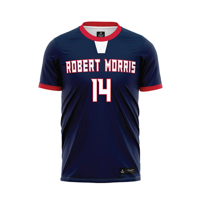 Robert Morris - NCAA Men's Soccer : Chase Alexandre - Navy Soccer Jersey
