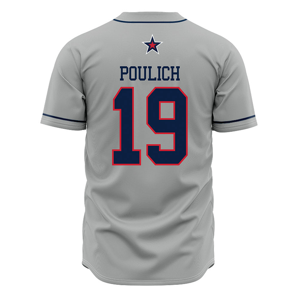 Robert Morris - NCAA Softball : Courtney Poulich - Grey Jersey-1