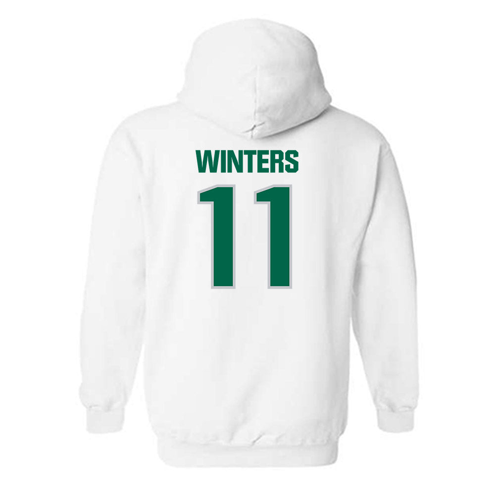 Illinois Wesleyan - NCAA Football : Deon Winters - Classic Shersey Hooded Sweatshirt-1