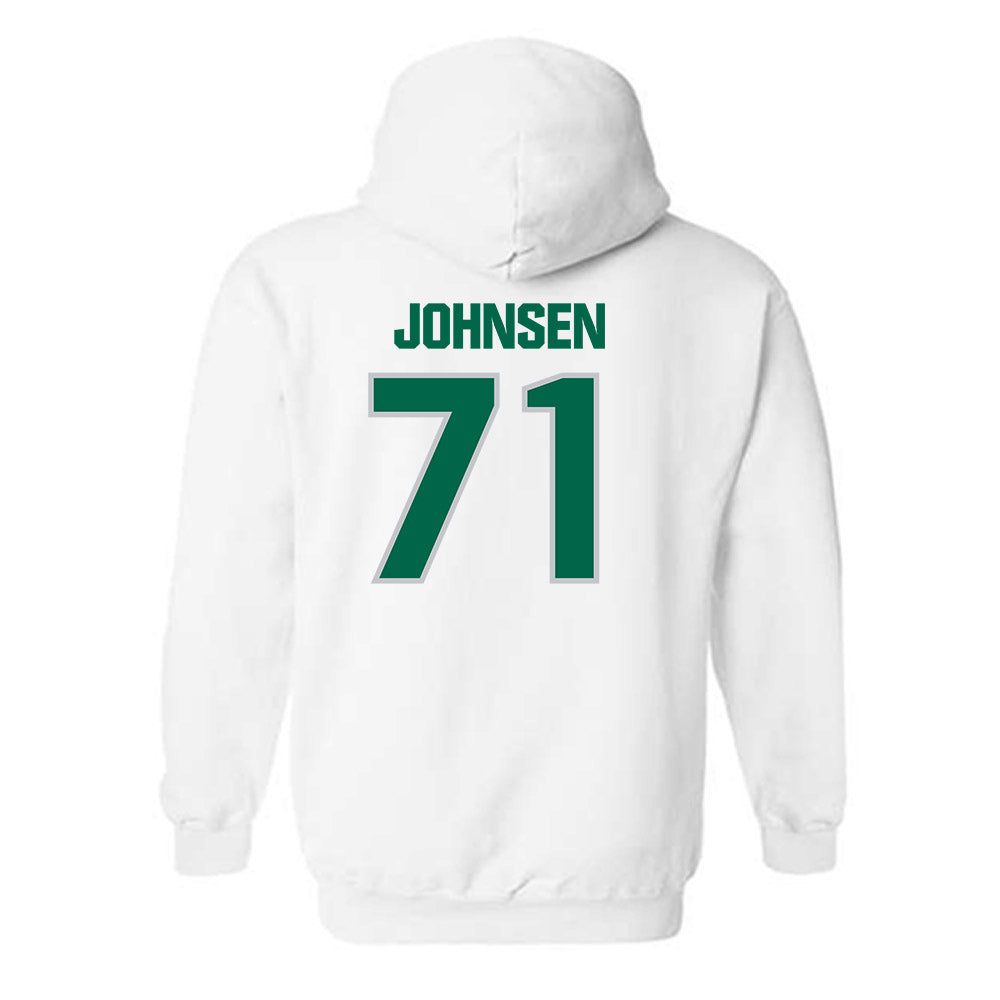 Illinois Wesleyan - NCAA Football : Luke Johnsen - Classic Shersey Hooded Sweatshirt-1