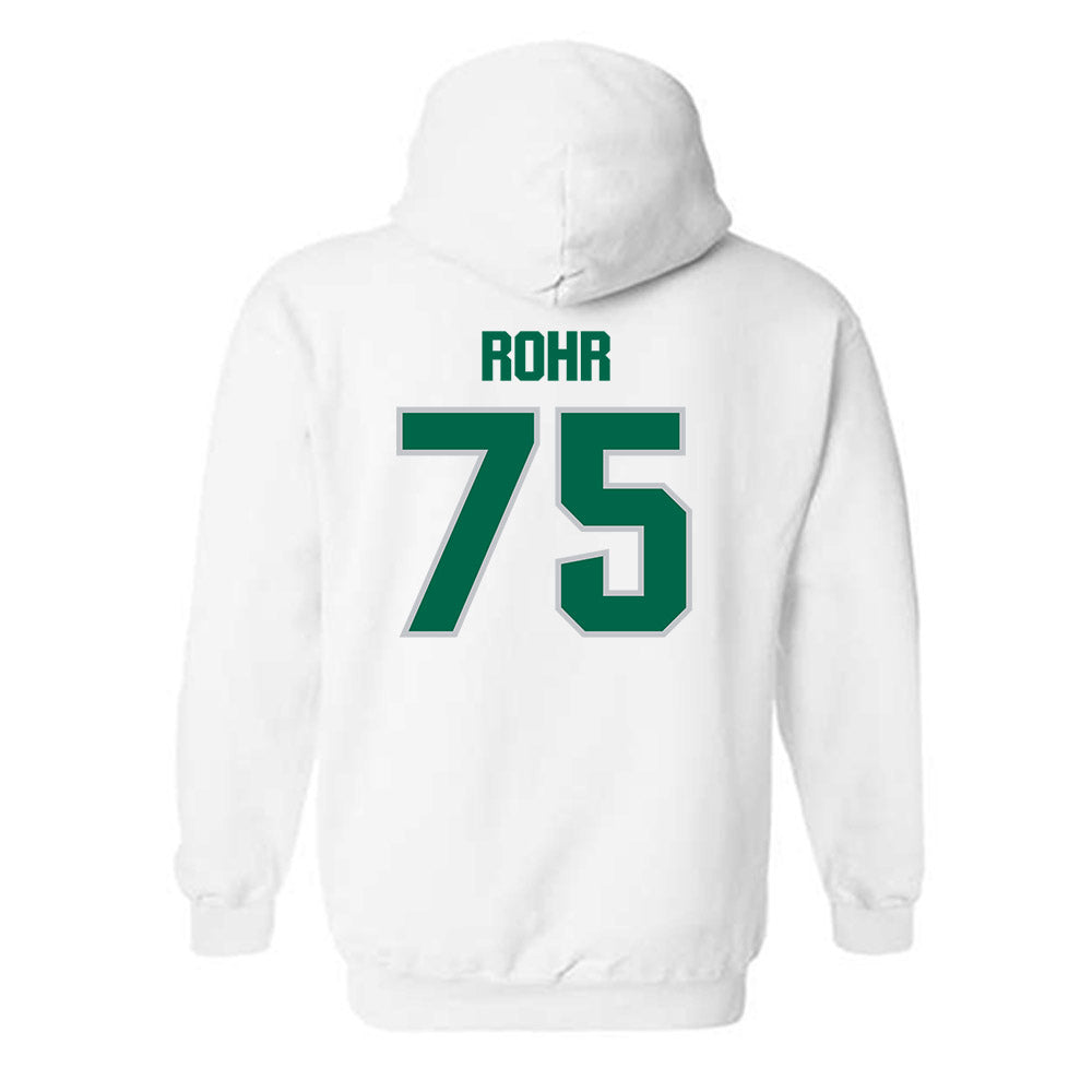 Illinois Wesleyan - NCAA Football : Max Rohr - Classic Shersey Hooded Sweatshirt-1
