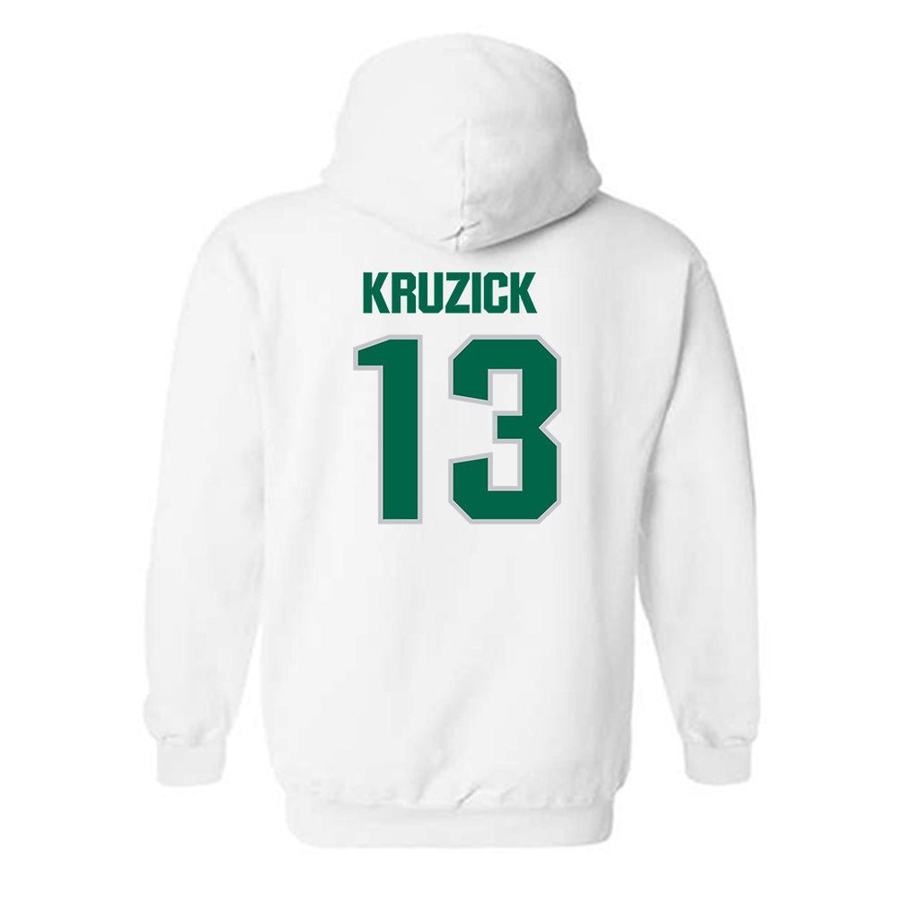 Illinois Wesleyan - NCAA Football : GB Kruzick - Classic Shersey Hooded Sweatshirt-1