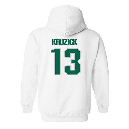 Illinois Wesleyan - NCAA Football : GB Kruzick - Classic Shersey Hooded Sweatshirt-1