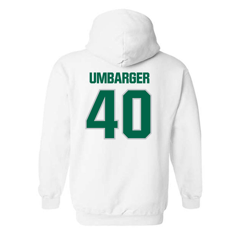 Illinois Wesleyan - NCAA Football : Ryan Umbarger - Classic Shersey Hooded Sweatshirt-1