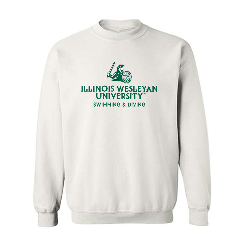 Illinois Wesleyan - NCAA Men's Swimming & Diving : Jacob Nacional - Classic Shersey Crewneck Sweatshirt-0