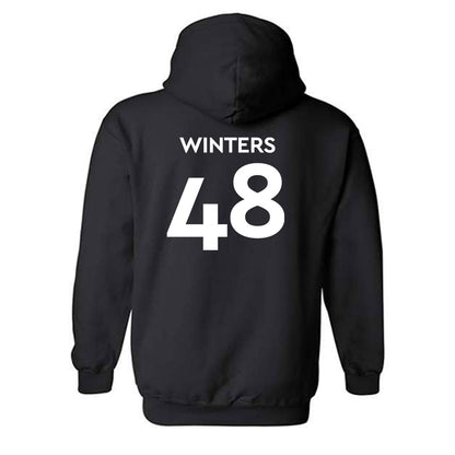 Illinois Wesleyan - NCAA Football : Deon Winters - Classic Shersey Hooded Sweatshirt-1