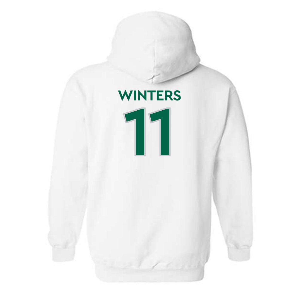 Illinois Wesleyan - NCAA Football : Deon Winters - Classic Shersey Hooded Sweatshirt-1